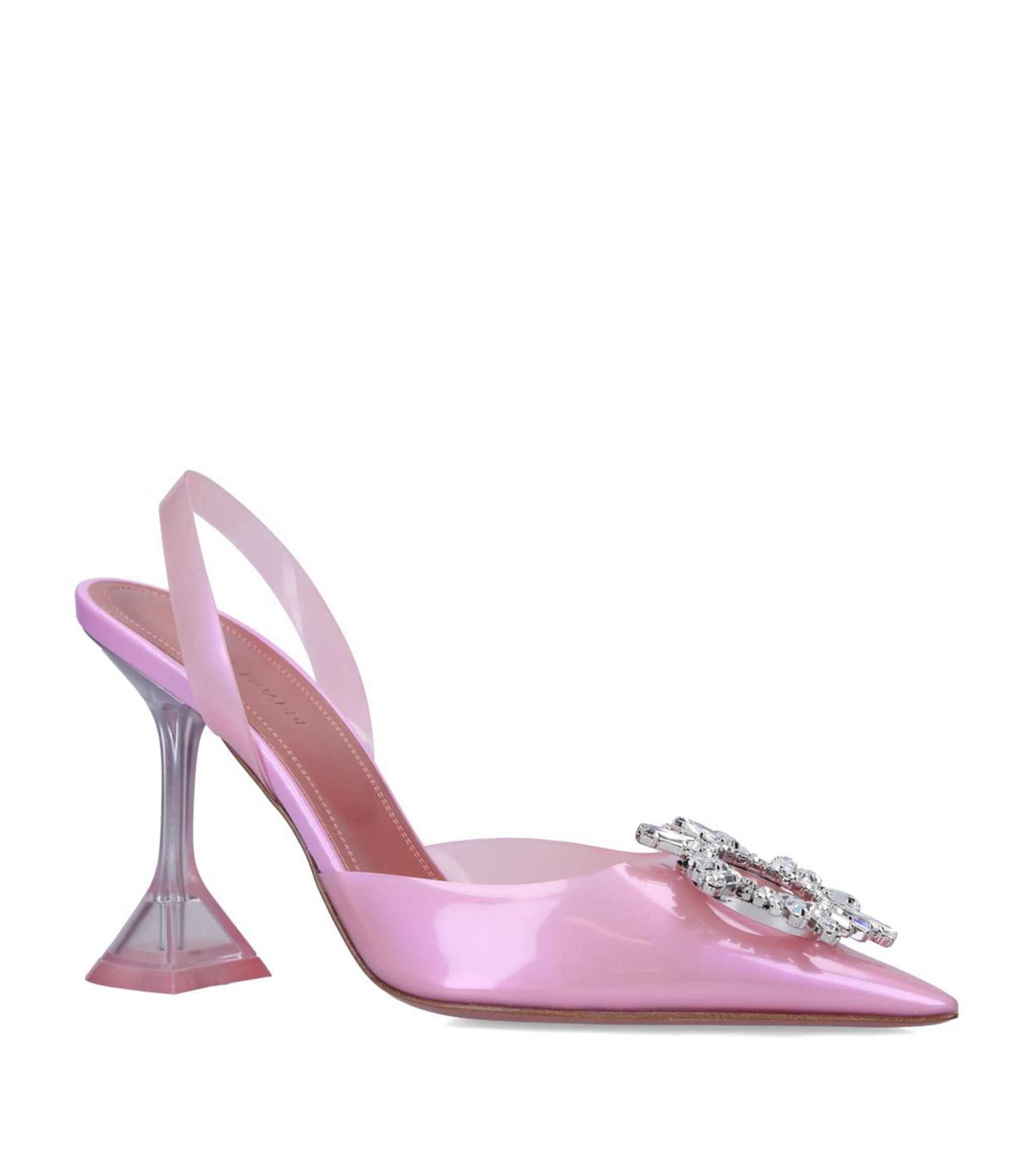 Begum Glass PVC Slingbacks