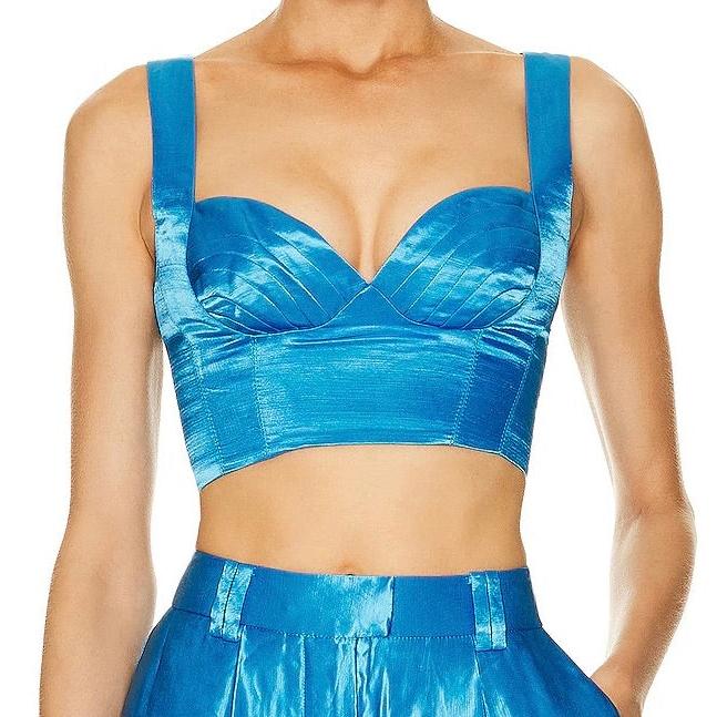 ELATION PLEATED BRALETTE