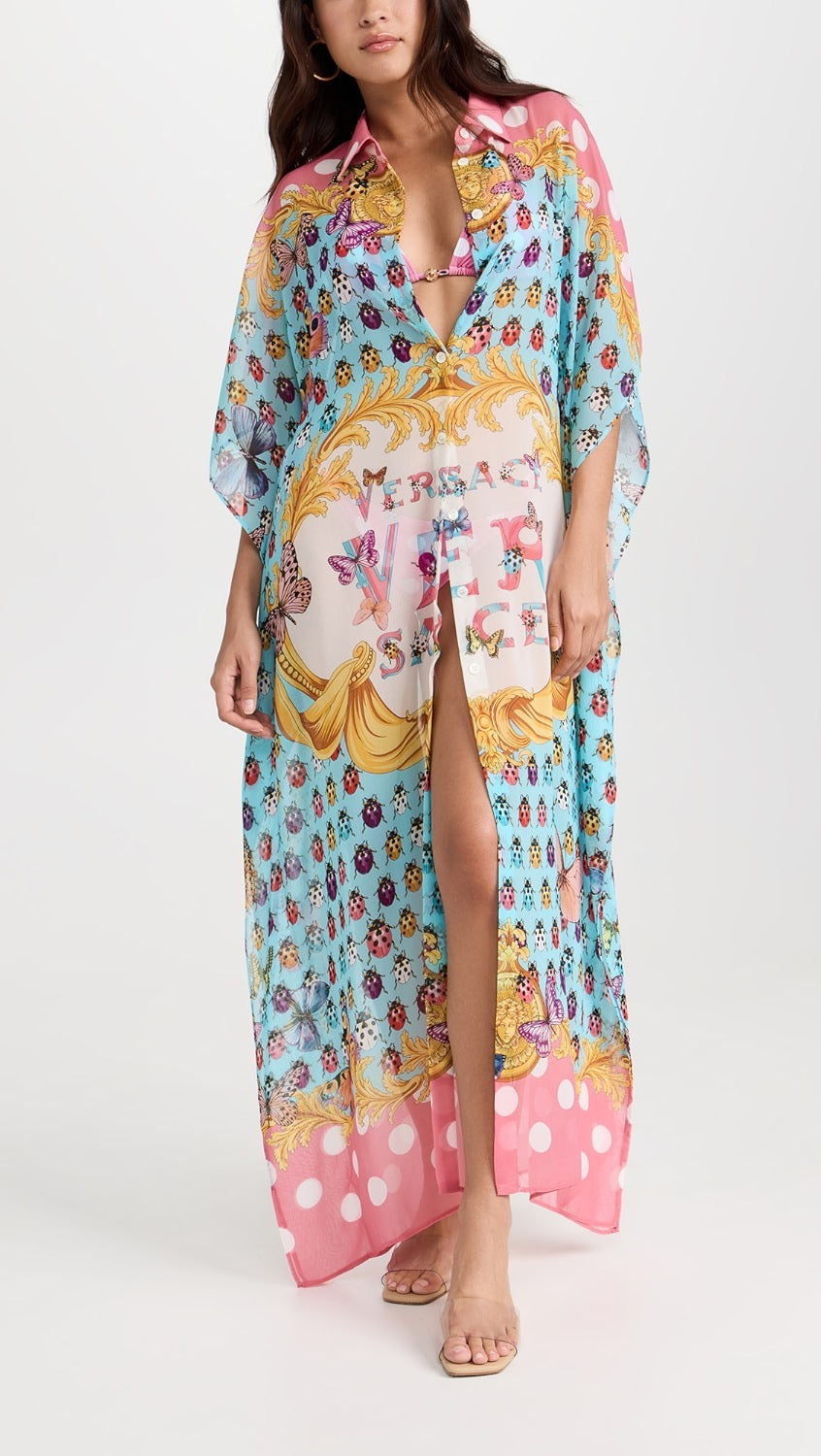 Chiffon Poly La Vacanza Print